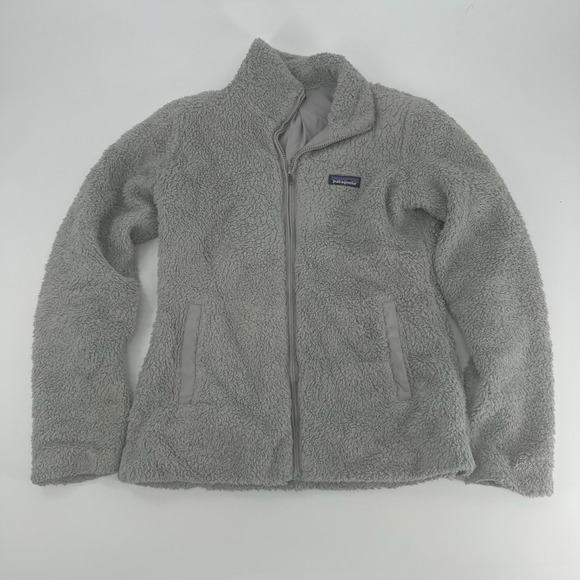 Patagonia Gray Fleece Full Zip Jacket Women's Small Cozy Warm Soft - Picture 1 of 2